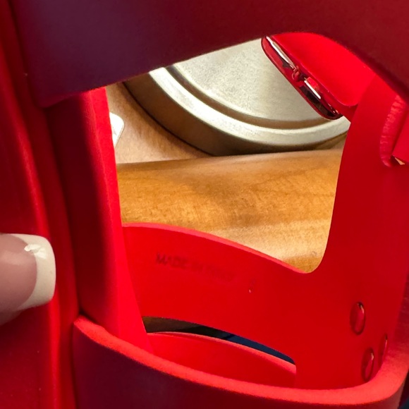 Authentic prada red monolith rubber sandals - Picture 6 of 6